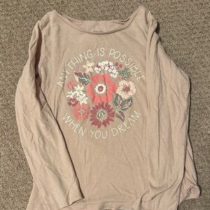 Carter's Pink Floral Long Sleeve Tee